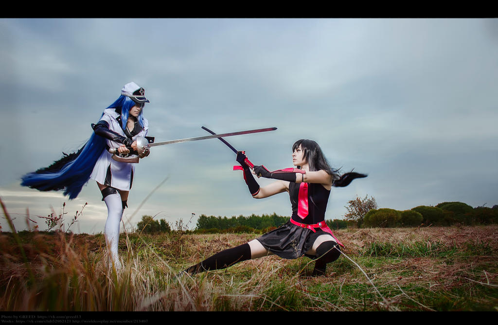 Esdeath vs Akame