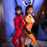 Miraculous Ladybug and Volpina cosplay