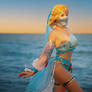 Zelda Princess at sunset