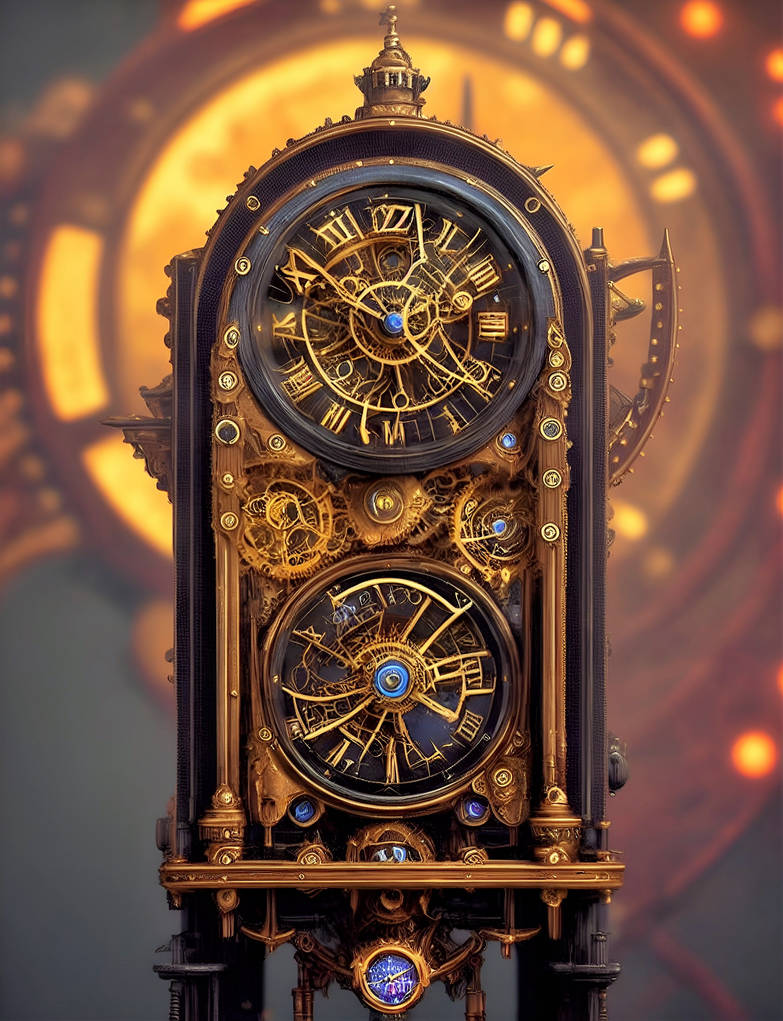 Steampunk clock by Normanexeter on DeviantArt