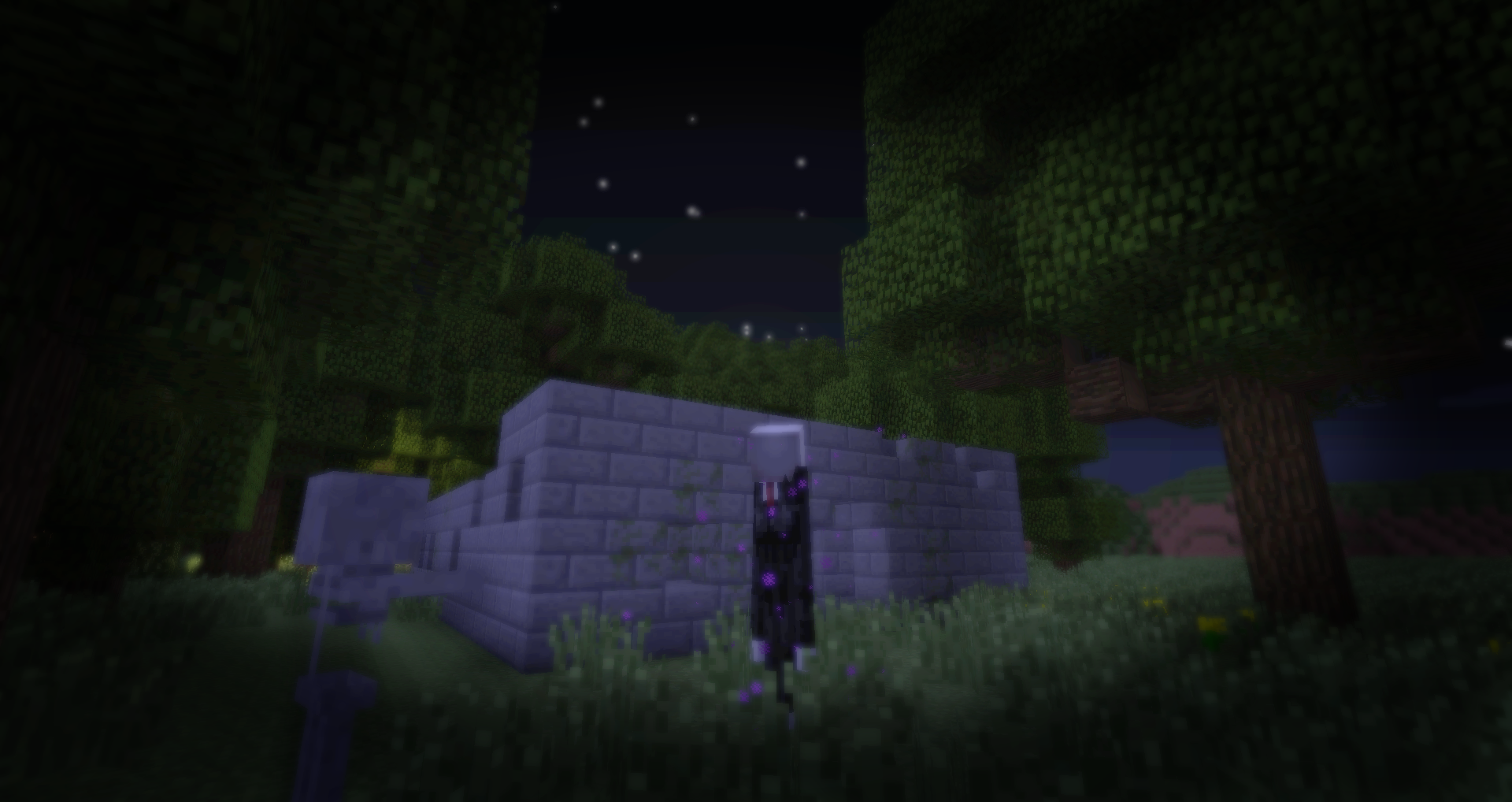 Slenderman in Minecraft