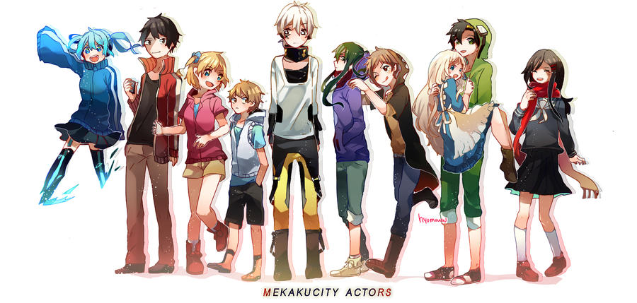 Mekakucity Actors by hyomoww on DeviantArt