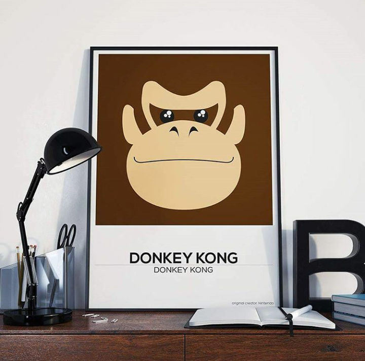 Donkey Kong Minimalista 35$ by AliciaVega90 on DeviantArt