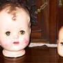Antique Doll Heads 3