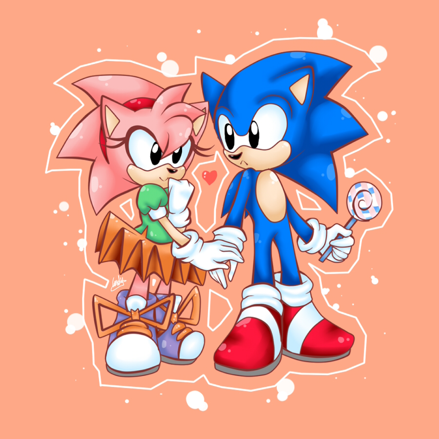 Sonic Y Amy Classic
