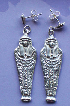 Egyptian Mummy Earrings III