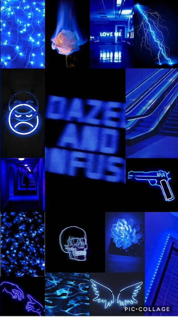 Dark blue moodboard aesthetic! by randomaesthetics on DeviantArt