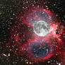 The moon and Nebula