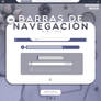 navigation bar #01 PNG/PSD -@rainydit