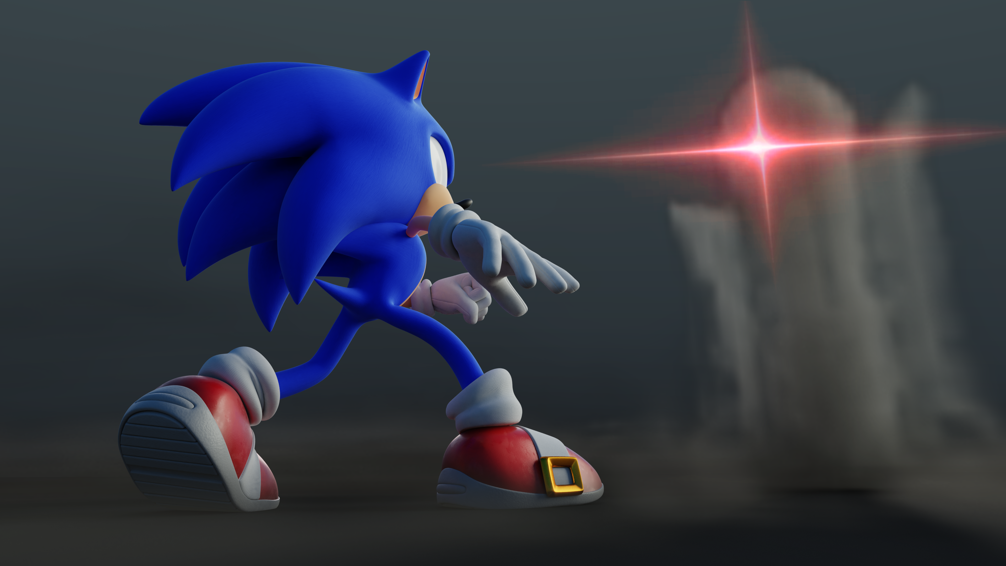 Sonic the Hedgehog render, Super Sonic 1 by Justin113D on DeviantArt