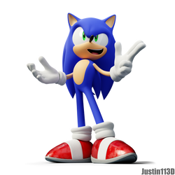 Sonic the Hedgehog render || Taunt-time