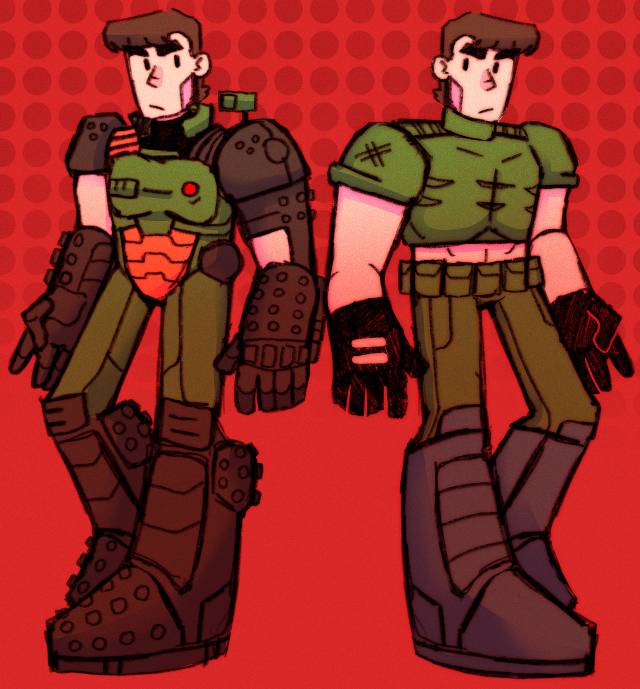 Doomguy Mario Doomguy by Winged-Donkey on DeviantArt