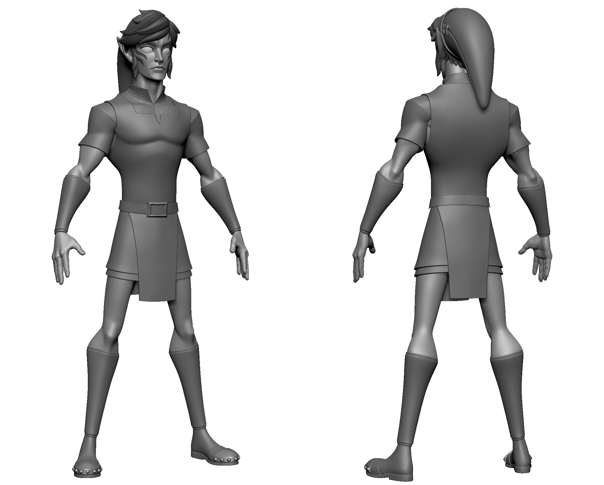 Stylized Link WIP 3