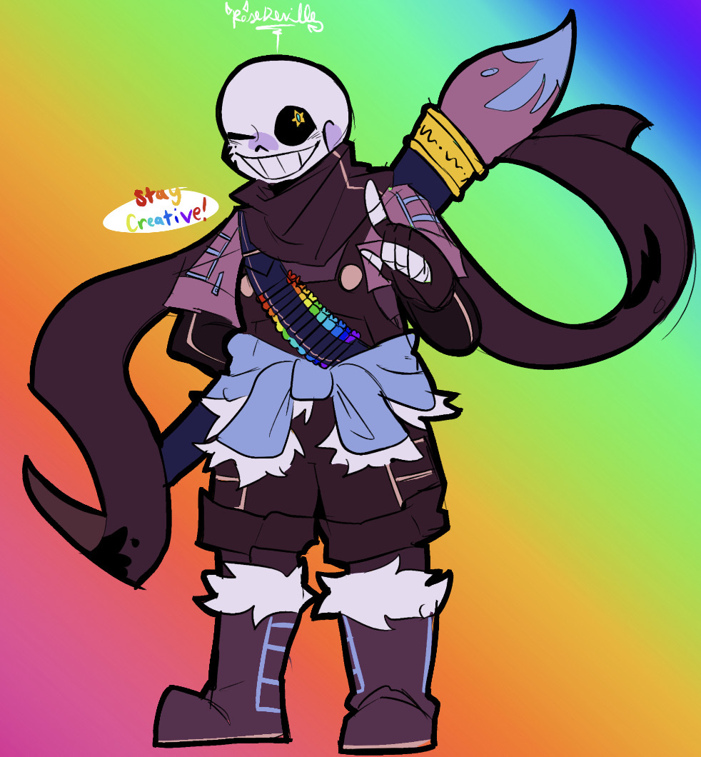 INK!Sans Ref Sheet by s-ou-l on DeviantArt