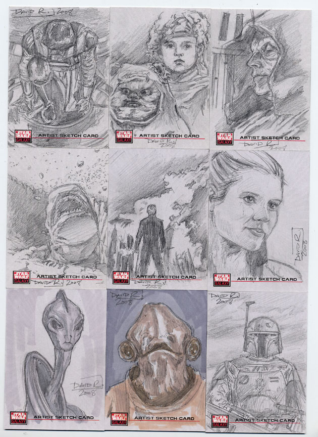 Star Wars Galaxy 4 Cards 2