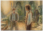 Frodo and Sam in Rivendell