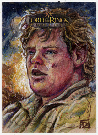 Lord of the Rings sketch card - Sam