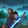 Star Wars The Last Jedi - Luke and Rey