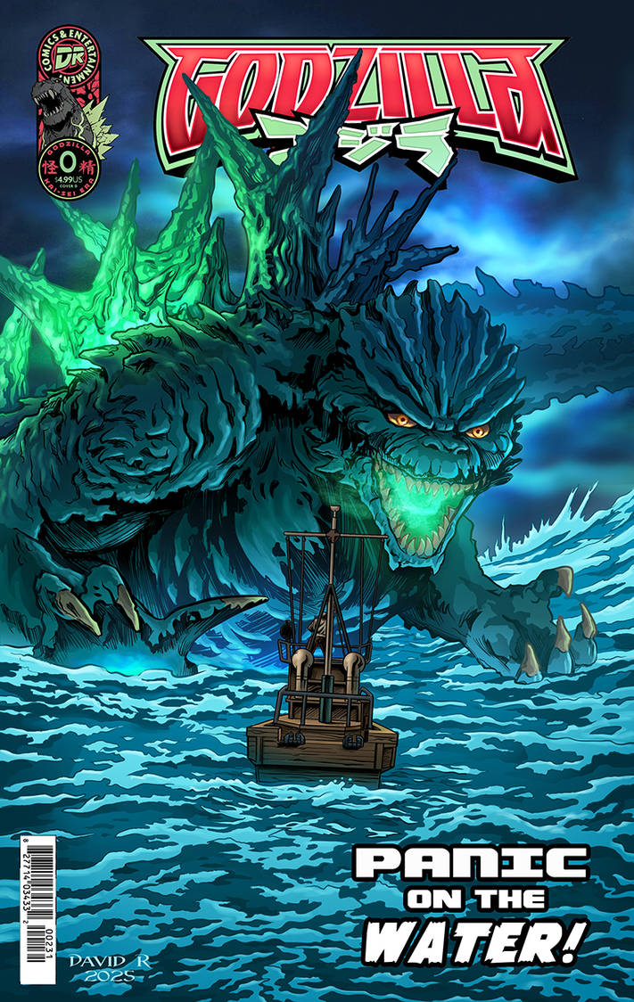 Godzilla Comic Cover Art by DavidRabbitte on DeviantArt