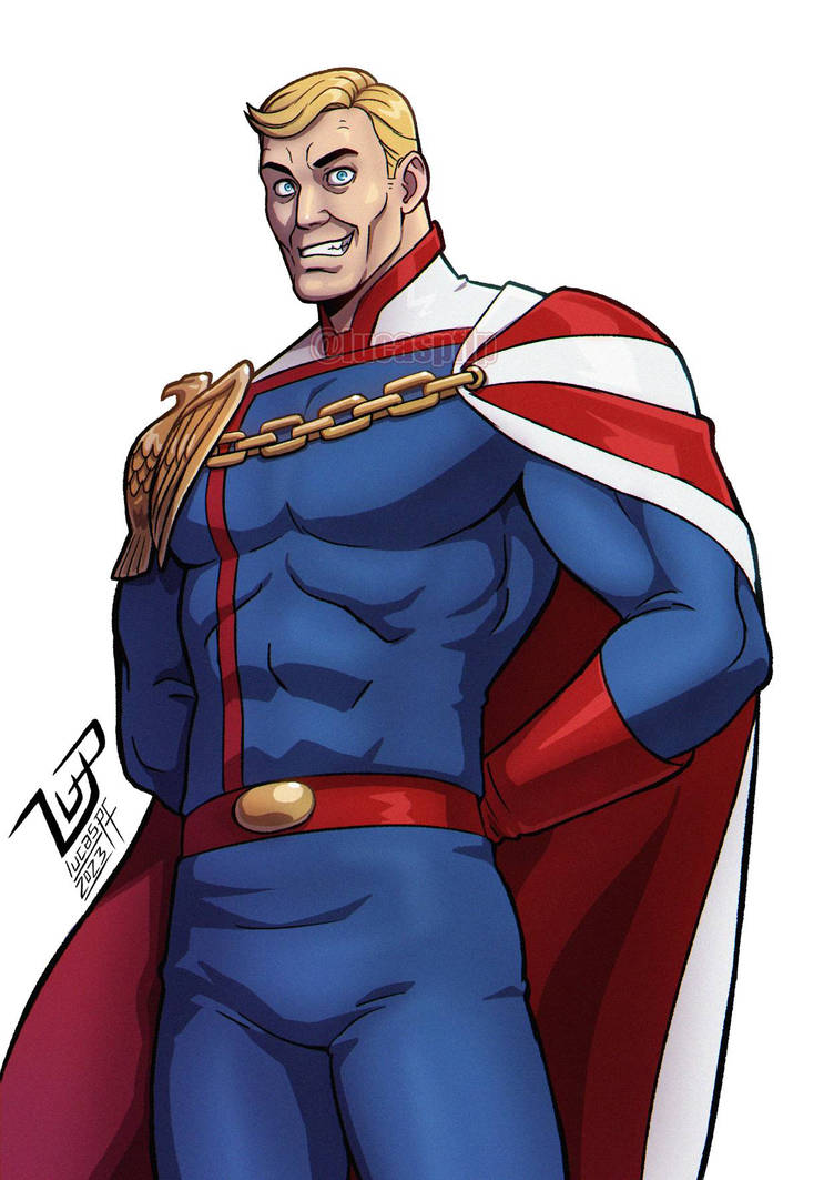 Homelander Colour In HOMELANDER (Comics) by lucaspflp on DeviantArt