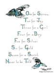 Magpies by Happy5art