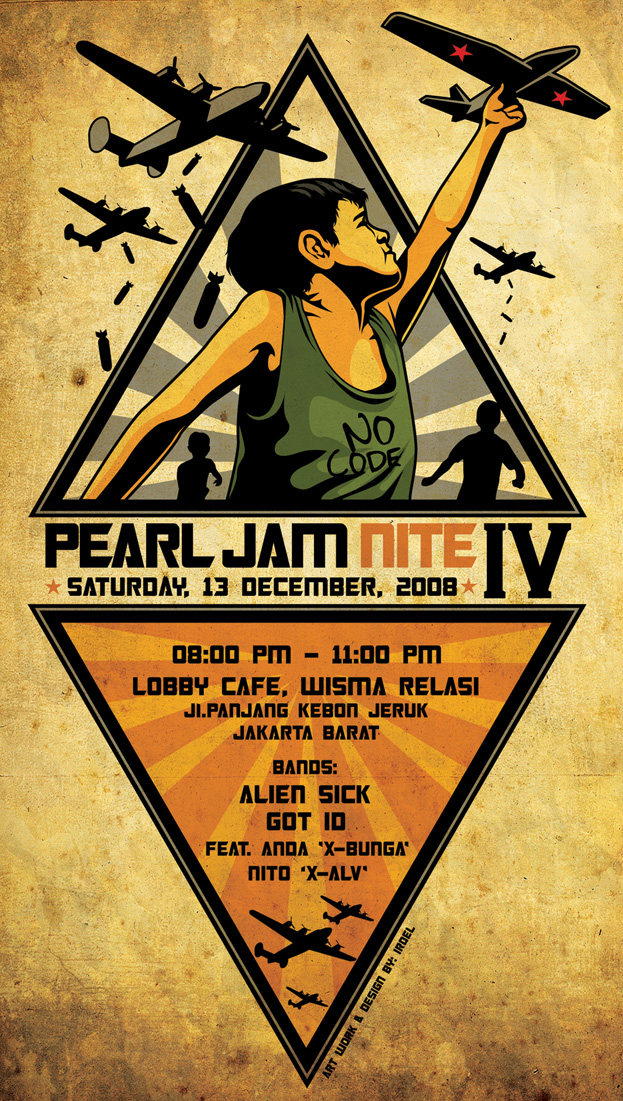 Pearl jam NIte IV Poster