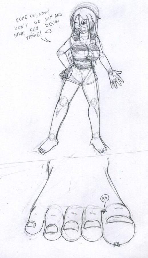 sketch: Alice the giantess