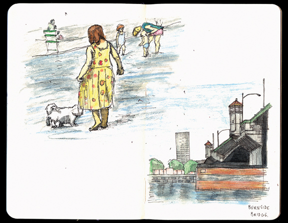 Sketchbook: Portland Spring