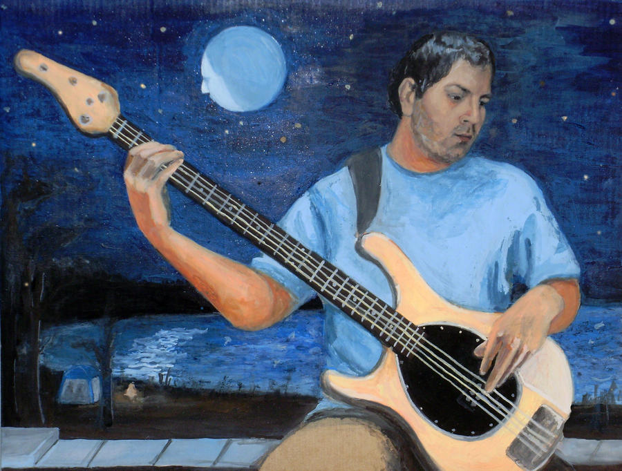 Self Portrait with Bass... by JackRaz