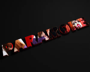 paramore 3d typography