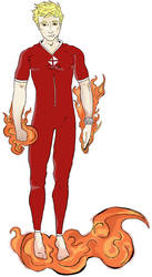 Human Torch/ Johnny Storm Redesign