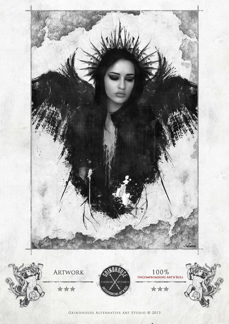 Black Angel (foto/model Gosia Ravena) by grindhousepoland on DeviantArt