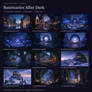 Sanctuaries After Dark - 12 Fantasy Wallpapers