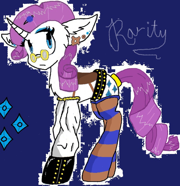 Steampunk Rarity (colored)