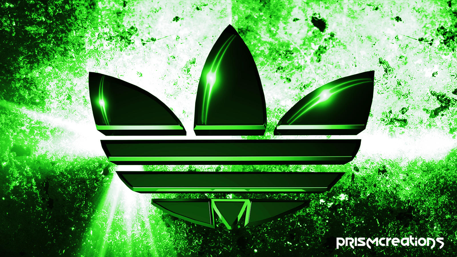 Adidas Logo GFX - Electric Green w/ Flairs