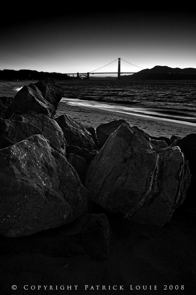 Crissy Field Sunset 2 BW