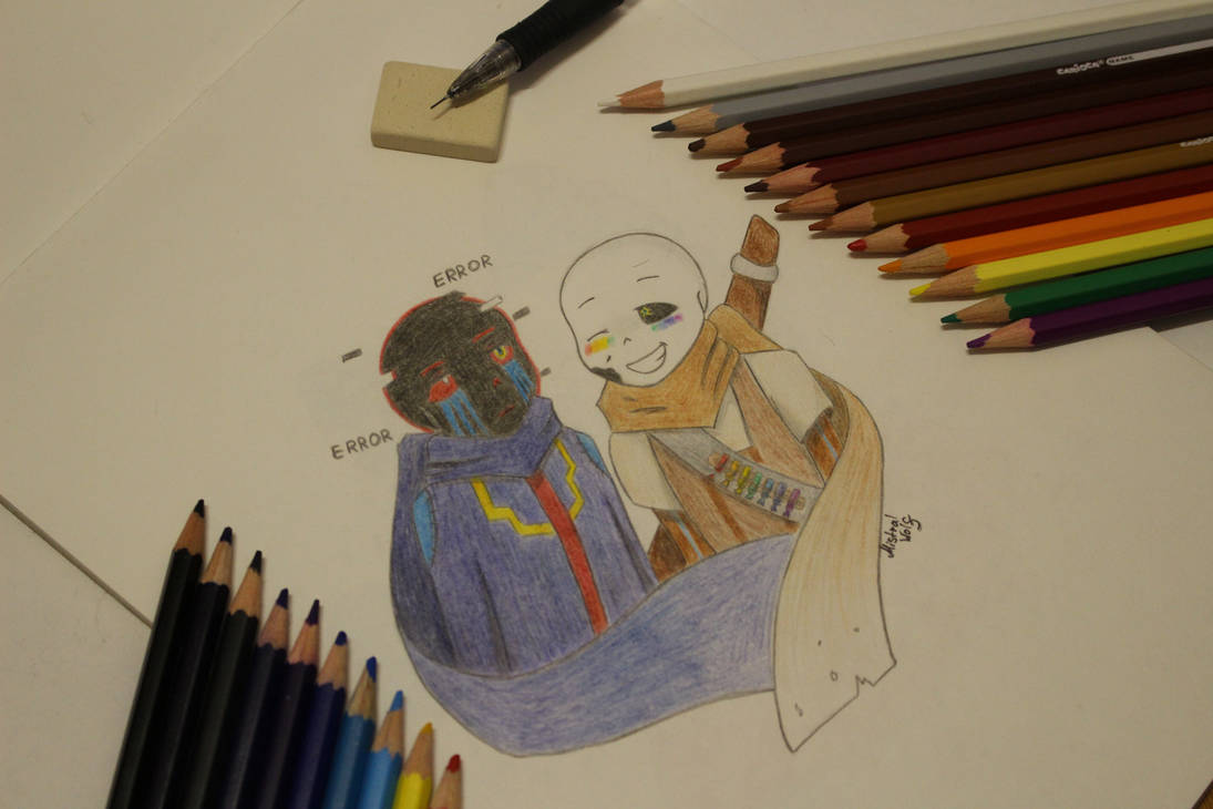 Undertale Error and Ink by Wolfisans on DeviantArt