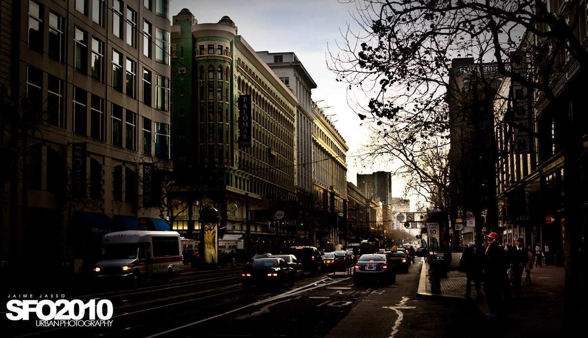 Market st. sunset