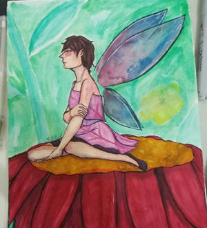 Inktober - Day two - Fairy