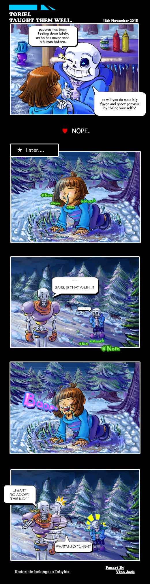 Toriel Taught Them Well By VipaJack