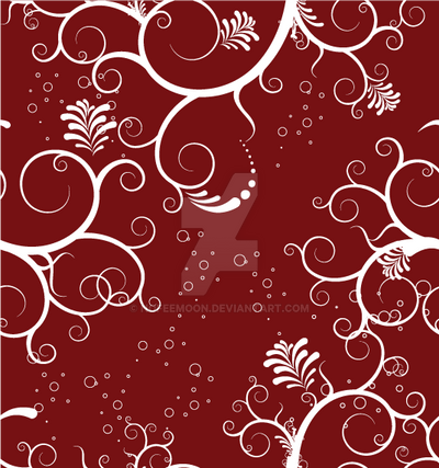 Seamless Pattern Red Floral