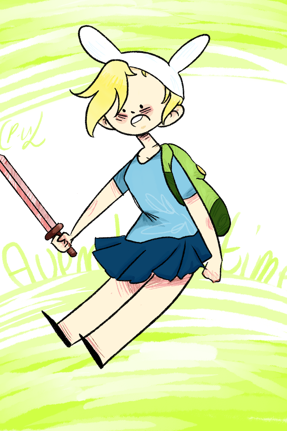 Adventure Time - Fiona by Lowx on DeviantArt