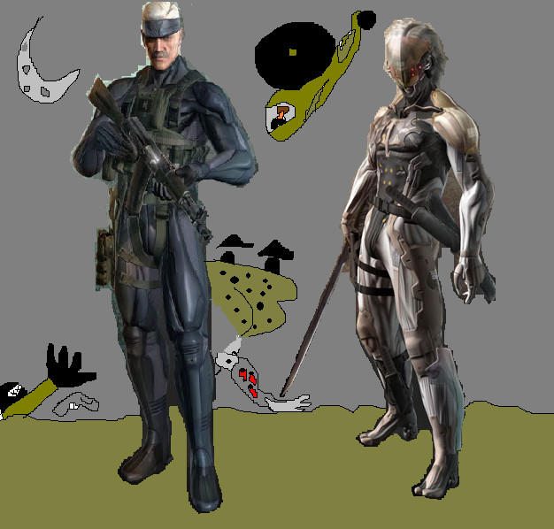 Raiden and Snake by Darklord125 on DeviantArt