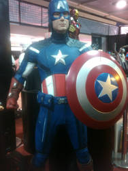 Captain America statue