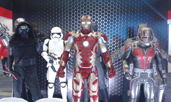 Star Wars, Batman and Marvel statues