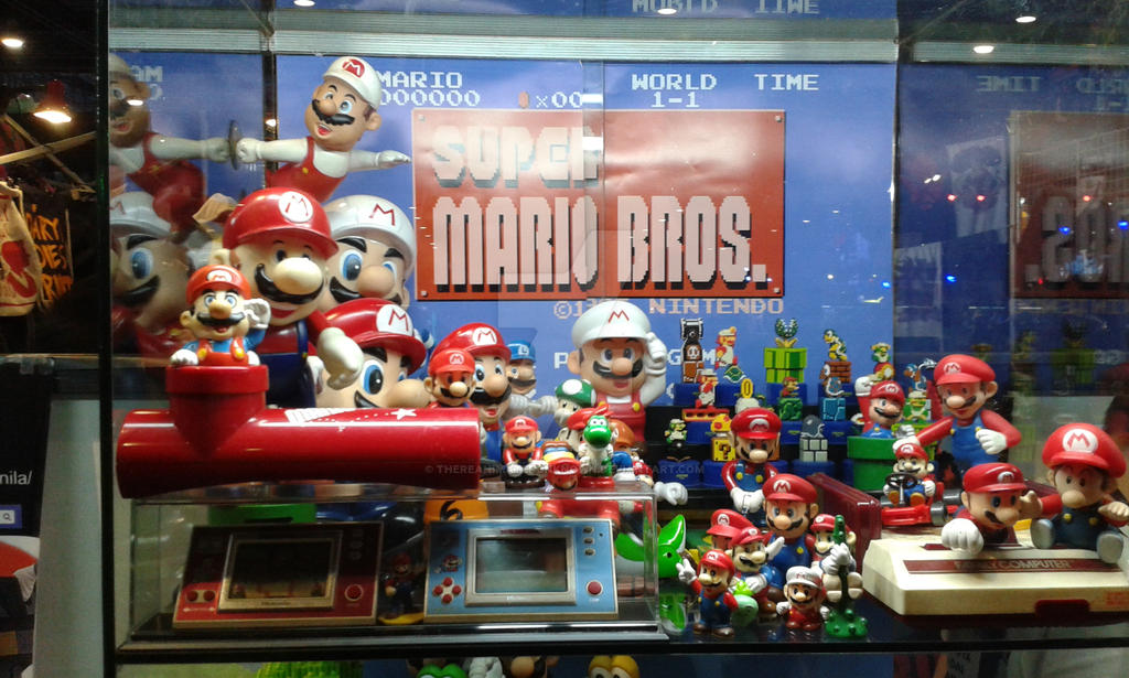 Super Mario Bros. display by thereanimatedunknown on DeviantArt