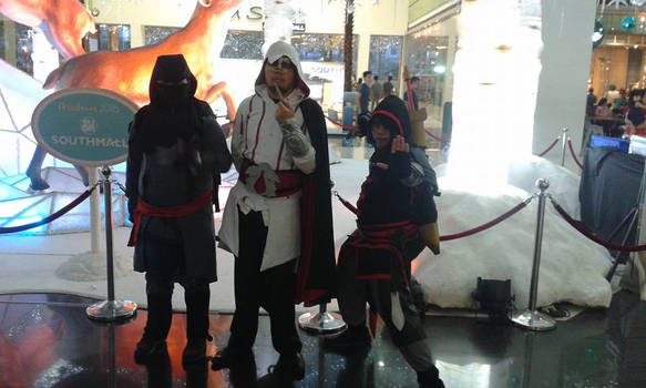 Assassins posing 2