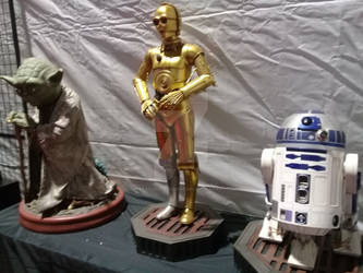 Yoda, C-3PO and R2-D2