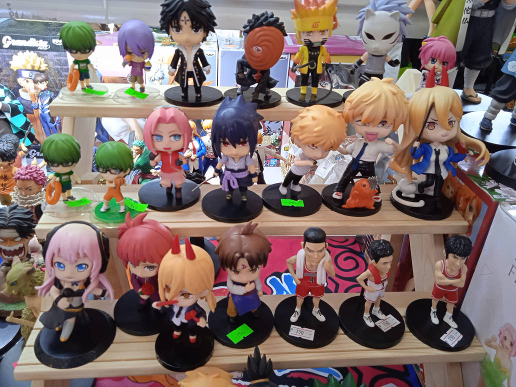 Anime chibi figures by thereanimatedunknown on DeviantArt