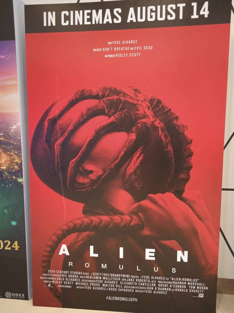Alien Romulus poster standee by thereanimatedunknown on DeviantArt